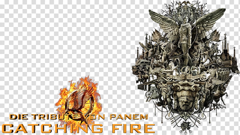 Cartoon Fire, Catching Fire, Finnick Odair, Hunger Games, Katniss Everdeen, Film, Television, Logo transparent background PNG clipart