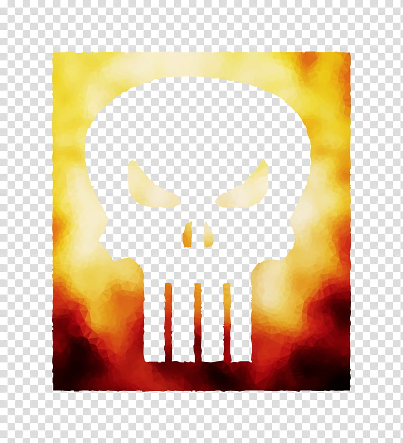 Skull, Yellow, Computer, Orange, Head, Bone, Smile transparent background PNG clipart