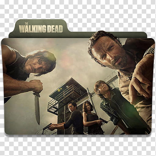 The Walking Dead Folders , Season  icon transparent background PNG clipart