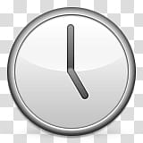 gray clock displaying : time transparent background PNG clipart