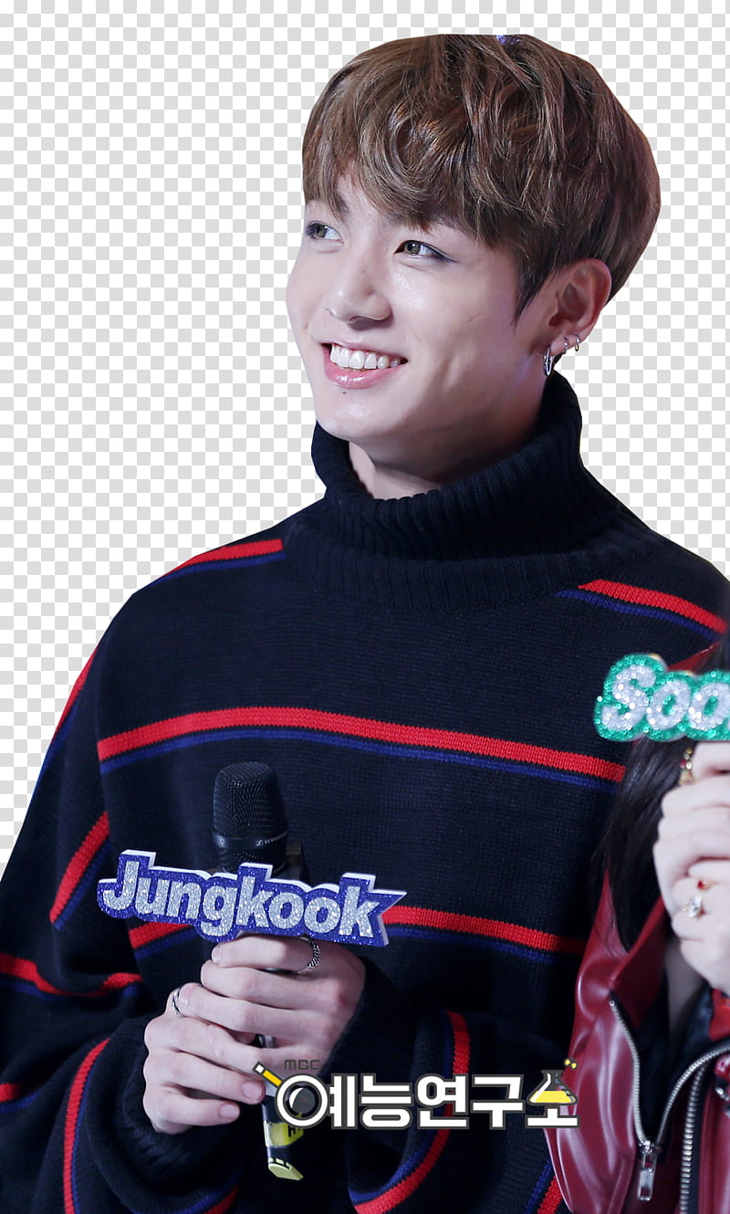 JungKook BTS, Jungkook holding microphone transparent background PNG clipart