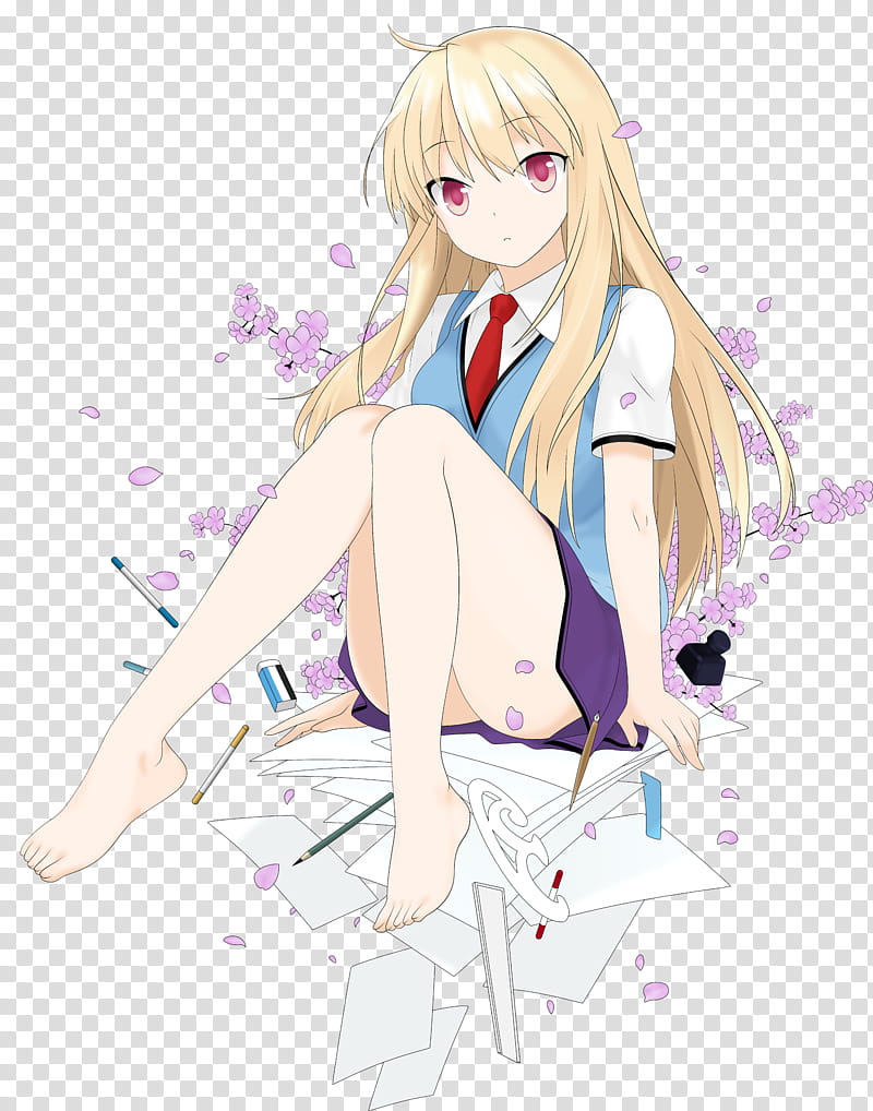 Mashiro Shiina, female character graphic transparent background PNG clipart