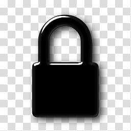 Black Glass Layer Style, padlock illustration transparent background PNG clipart