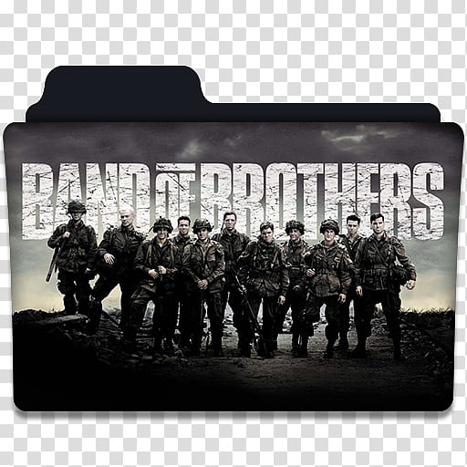 TV Series Folder Icons , band_of_brothers___tv_series_folder_icon_v_by_dyiddo-darky transparent background PNG clipart