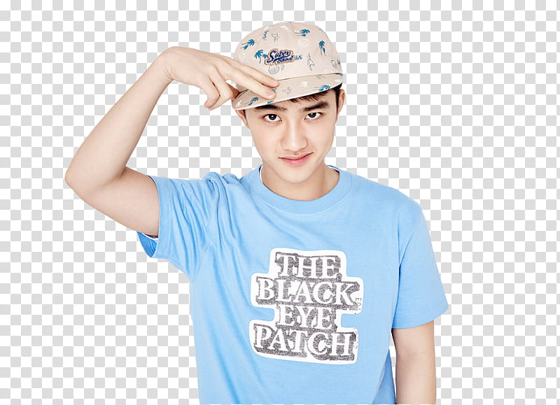 EXO, man showing peace sign transparent background PNG clipart