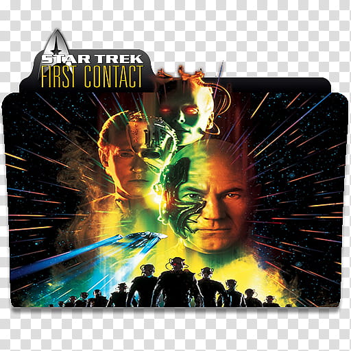 Epic  Movie Folder Icon Vol , Star Trek  First Contact transparent background PNG clipart