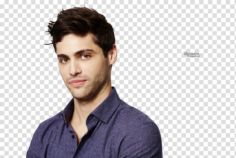 Matthew Daddario, man wearing gray collared shirt transparent background PNG clipart