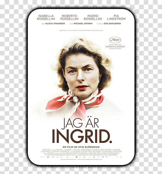 Ingrid Bergman in Her Own Words Folder Icon transparent background PNG clipart