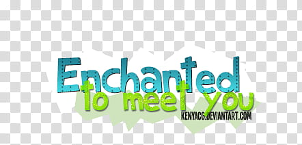 Textos Mega , Enchanted to meet you icon transparent background PNG clipart