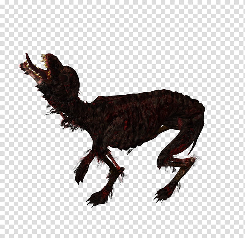 Undead Dogs xps mmd, black dog skeleton transparent background PNG clipart