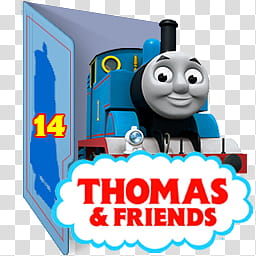 Thomas and Friends Folder Icon Sets CV Eng Jap , Thomas & friends S (Color Ver) (Folder Icon) (Eng) V transparent background PNG clipart