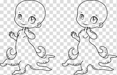 Free  Use Octopus Bases, boy octopus outline transparent background PNG clipart