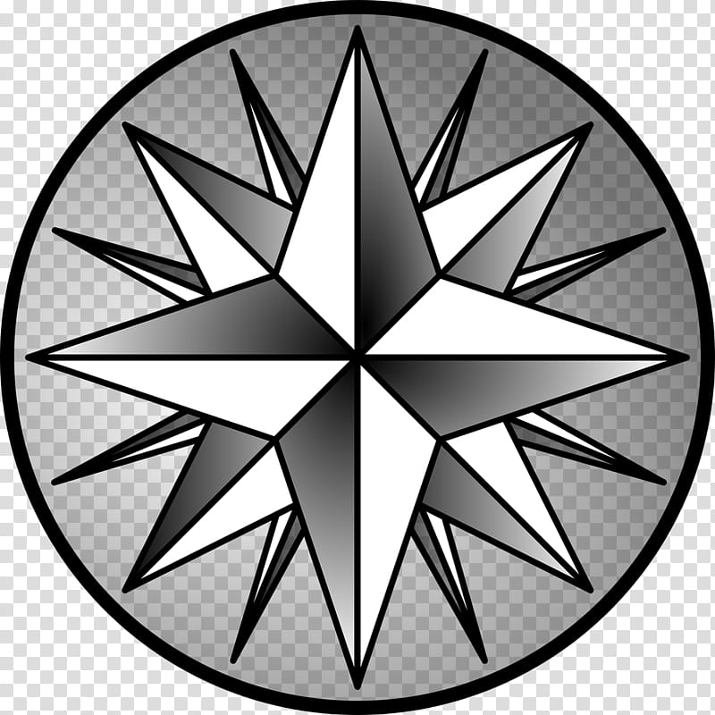 Compass Rose, Wind Rose, Cardinal Direction, Wind Direction, East, Circle transparent background PNG clipart