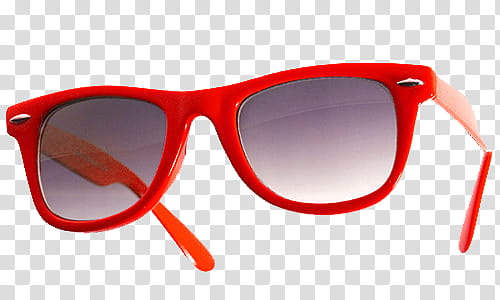 Retro Sunglasses, red framed sunglasses illustration transparent background PNG clipart