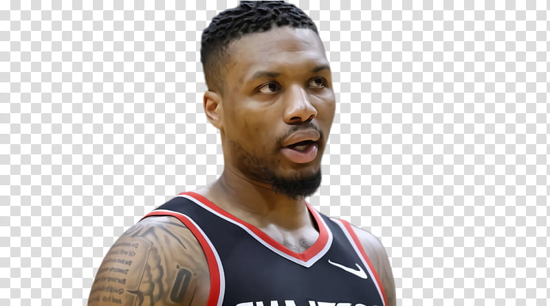 Damian Lillard, Basketball Player, Team Sport, Sports, Championship, Hair, Hairstyle, Forehead transparent background PNG clipart
