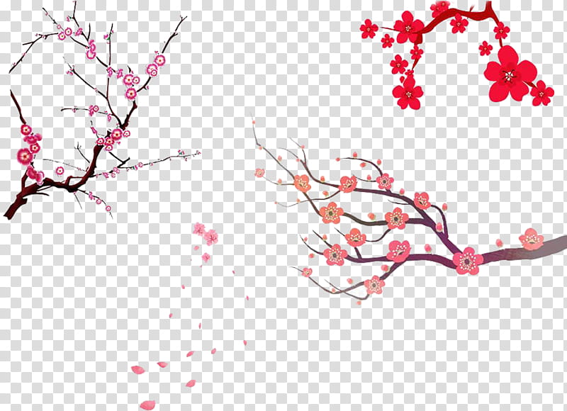 Cherry Blossom Tree, East Asian Cherry, Branch, National Cherry Blossom Festival, Cherries, Cerasus, Painting, Twig transparent background PNG clipart