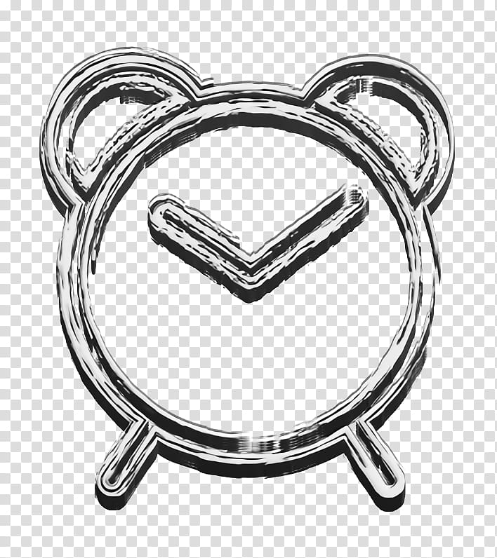 clock icon productivity icon shape icon, Social Icon, Timer Icon, Heart, Symbol, Silver, Metal transparent background PNG clipart