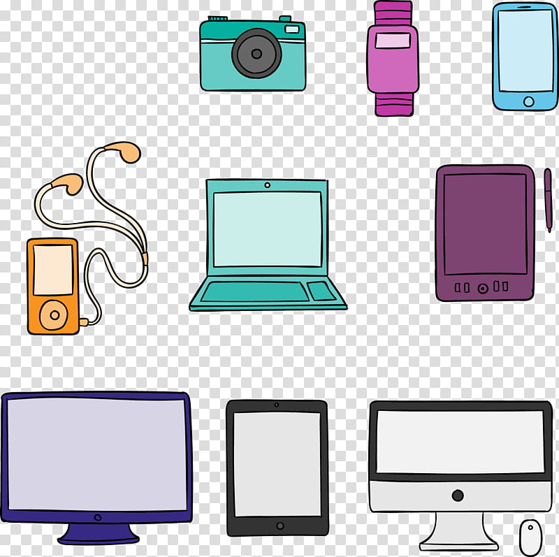 Icon Design, Laptop, Tablet Computers, Computer Graphics, Raster Graphics, Technology, Purple, Communication transparent background PNG clipart