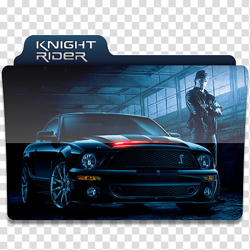 Mac TV Series Folders K L, Knight Rider movie file folder transparent background PNG clipart