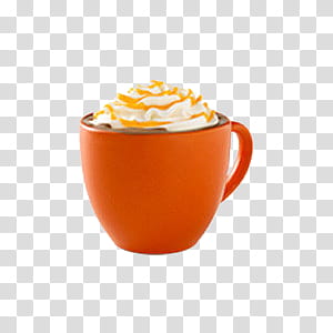 ORANGES oh my, orange cup filled with white liquid transparent background PNG clipart