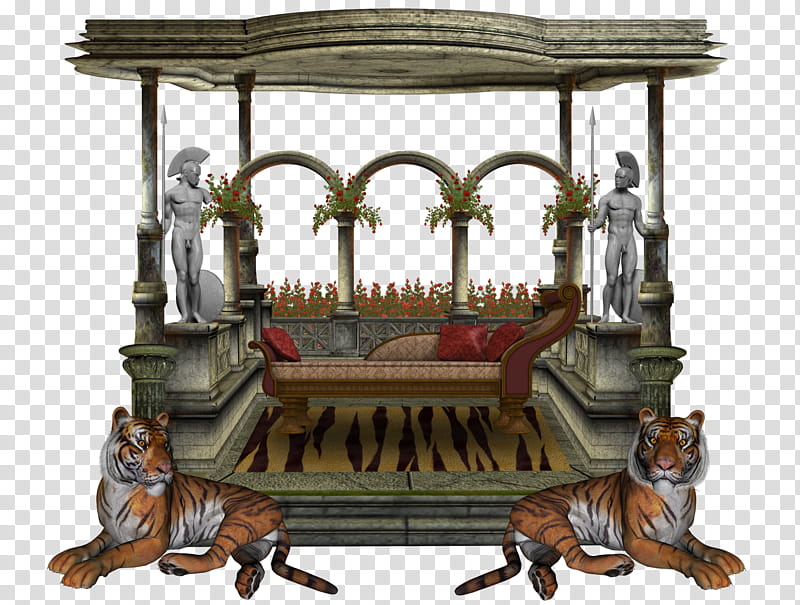 medieval structure , gray and brown shrine illustration transparent background PNG clipart