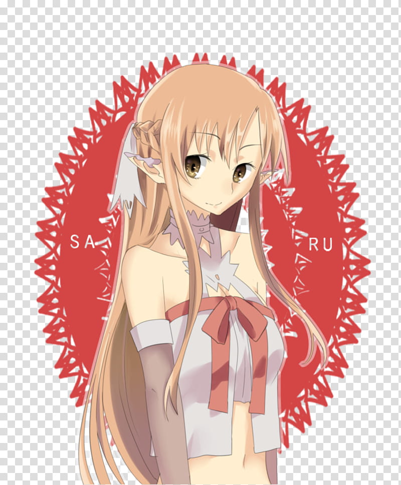 Yuuki Asuna transparent background PNG clipart