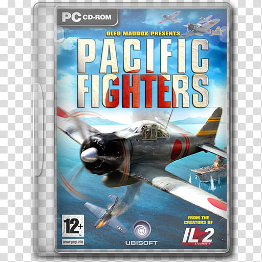 Game Icons , Pacific-Fighters, closed Pacific Fighters PC CD-ROM case transparent background PNG clipart