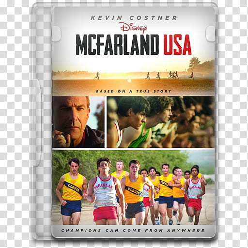 Movie Icon Mega , McFarland, USA, McFarland USA movie DVD cased transparent background PNG clipart