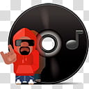 What kind of music are U , person wearing hoodie and vinyl record art transparent background PNG clipart