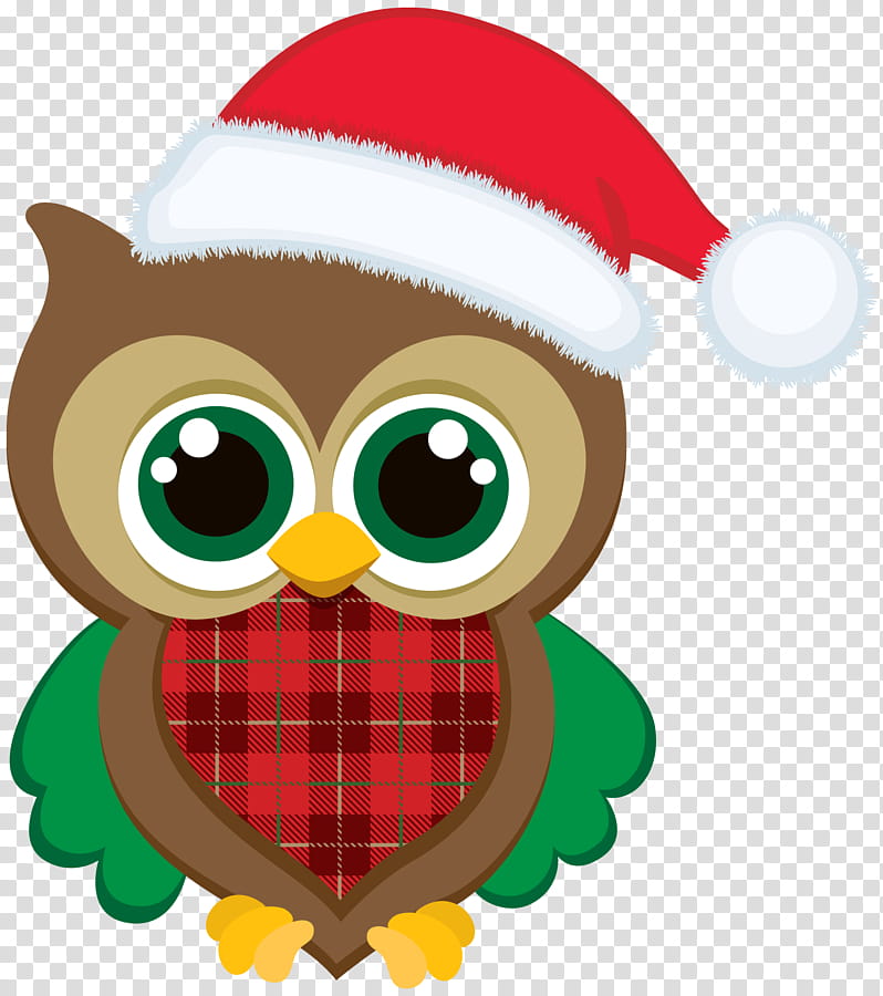 Santa Claus Drawing, Owl, Christmas Graphics, Christmas Day, Cuteness, Painting, Cartoon, Bird Of Prey transparent background PNG clipart