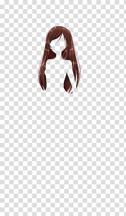 HD White Long Anime Girl Hair PNG  Hair png, Anime long hair, Anime hair