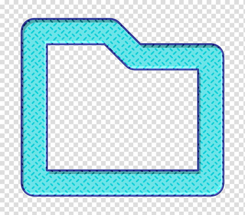 archive icon directory icon document icon, Folder Icon, Organize Icon, Aqua, Turquoise, Line, Teal, Azure, Rectangle, Square transparent background PNG clipart