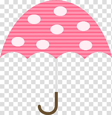 Super descargatelo, red and white polka-dot umbrella illustration transparent background PNG clipart