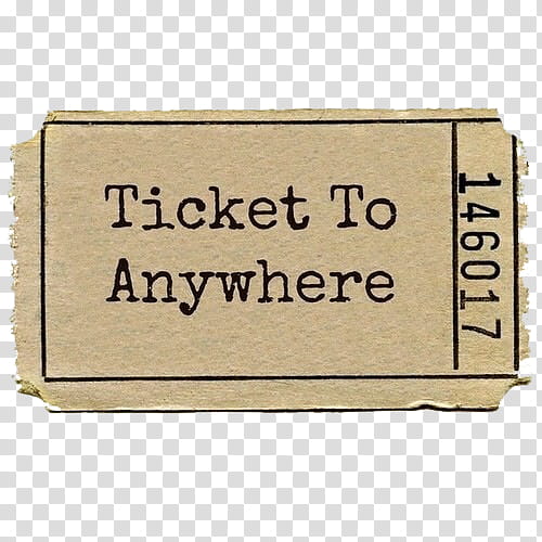 s, ticket to anywhere  ticket transparent background PNG clipart