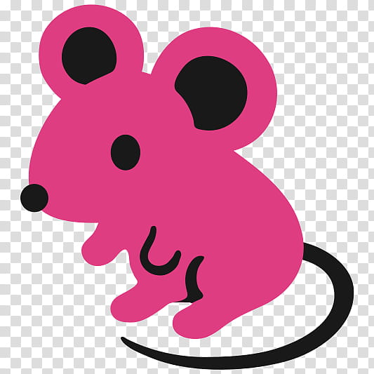 Mouse, Cartoon, Drawing, Logo, Pink, Muridae, Magenta, Animal Figure transparent background PNG clipart