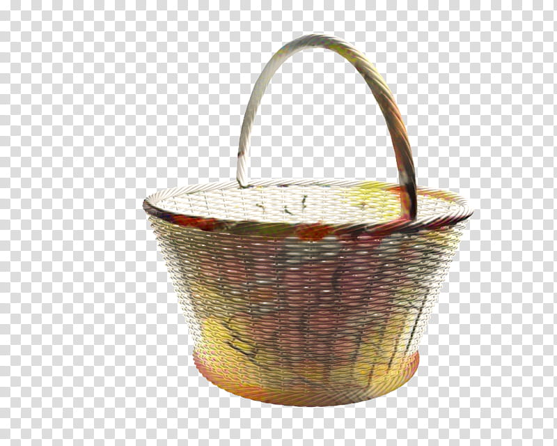 Metal, Basket, Handbag, Wicker, Storage Basket, Bucket transparent background PNG clipart