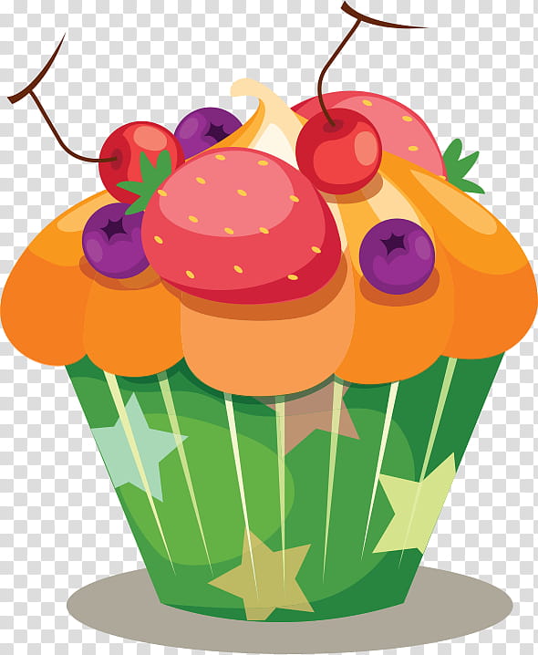 Frozen Food, Cupcake, American Muffins, Delicious Cupcakes, Fruit, Strawberry, Dessert, Cute Cupcakes transparent background PNG clipart
