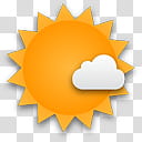 My Phone , Sun with white cloud animation transparent background PNG clipart