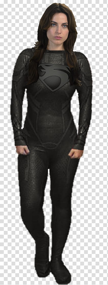 Faora, Black Kryptonian Suit transparent background PNG clipart