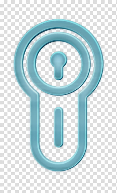 keyhole icon lock icon padlock icon, Save Icon, Turquoise, Aqua, Symbol, Circle transparent background PNG clipart