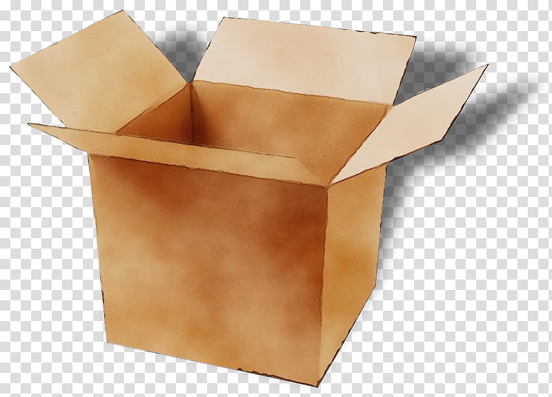 box shipping box packing materials paper bag office supplies, Watercolor, Paint, Wet Ink, Packaging And Labeling, Cardboard, Paper Product transparent background PNG clipart