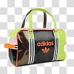 Fashion bags icons, , adidas duffel bag on surface transparent background PNG clipart