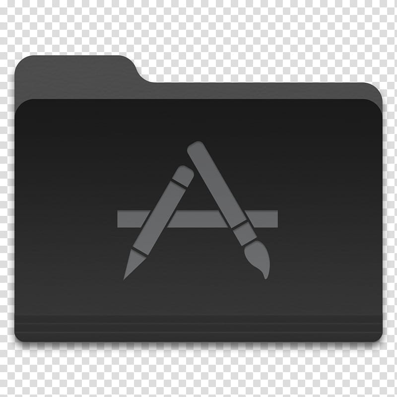 Dark Folder for Mac, App icon transparent background PNG clipart