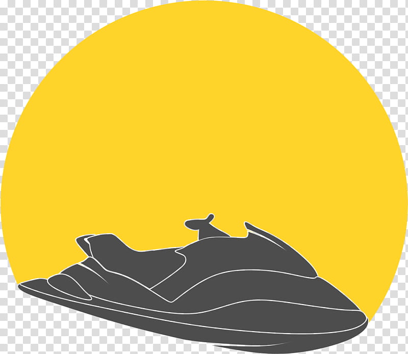 Hat, Personal Watercraft, Seadoo, Silhouette, Logo, Boat, Yellow, Snails And Slugs transparent background PNG clipart