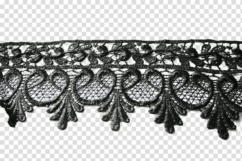 lace and lace brushes, gray knitted floral textile transparent background PNG clipart