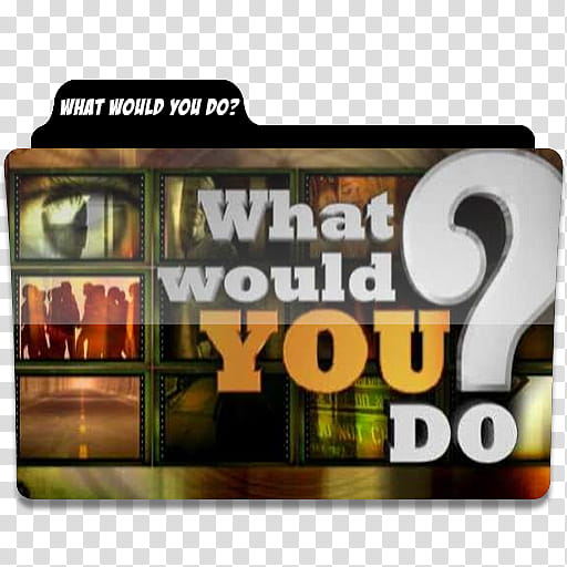 Tv Show Icons, wwyd, What would You Do? case icon transparent background PNG clipart