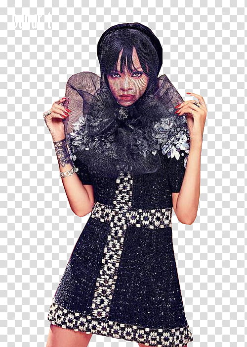Rihanna from Bazaar transparent background PNG clipart