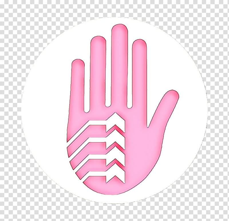pink hand finger glove gesture, Cartoon, Thumb, Personal Protective Equipment, Magenta, Nail, Logo transparent background PNG clipart