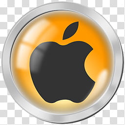 OD Orange Dock icons, apple transparent background PNG clipart