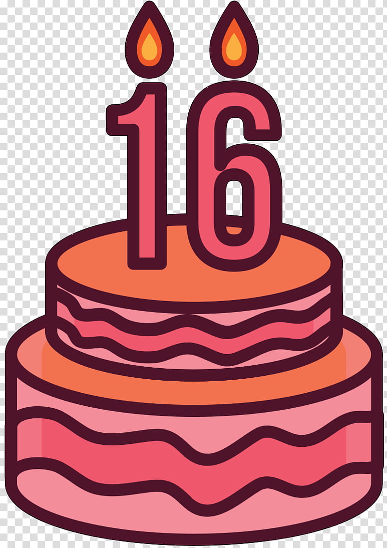 Cartoon Birthday Cake, Torte, Line, Tortem, Birthday Candle, Baked Goods, Icing, Birthday transparent background PNG clipart